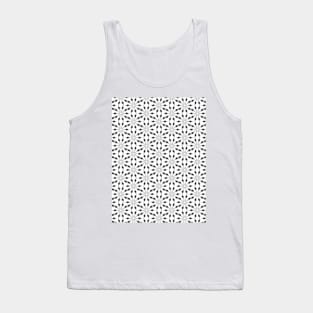 Black and white diamond shaped seamless pattern Tank Top